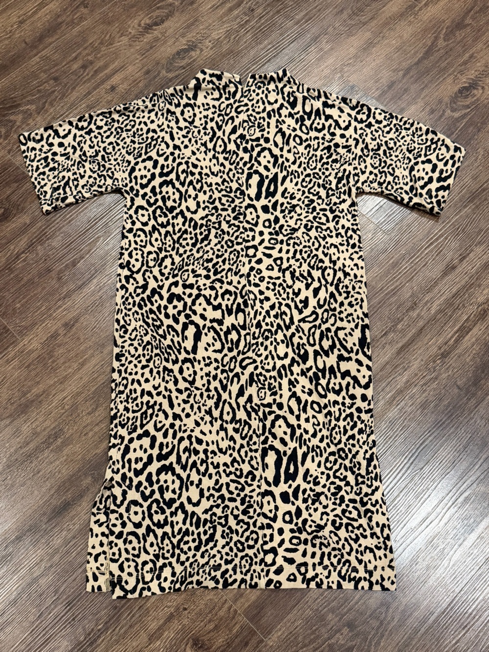 Chicos Cheetah Print Midi Dress size 2